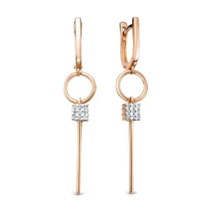 Серьги RoseGrace золото 5-6563-103-2К (RoseGrace, Россия)