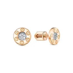 Серьги RoseGrace золото 5-6663-103-2К (RoseGrace, Россия)