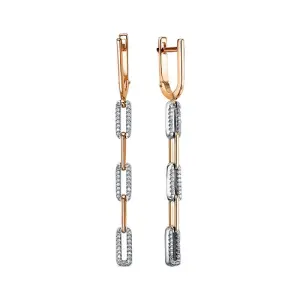 Серьги RoseGrace золото 5-6757-103-2К (RoseGrace, Россия)