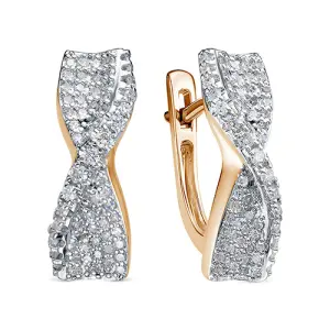 Серьги RoseGrace золото 5-6817-103-2К (RoseGrace, Россия)