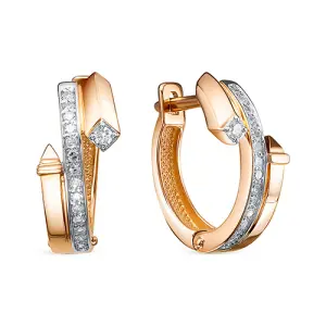 Серьги RoseGrace золото 5-6848-103-2К (RoseGrace, Россия)