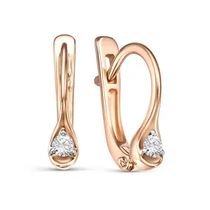 Серьги RoseGrace золото 5-7104-103-2К (RoseGrace, Россия)