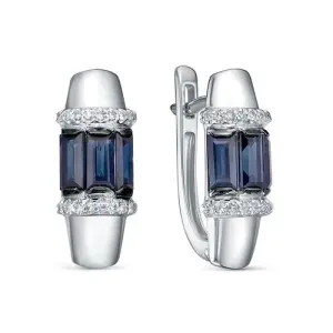 Серьги RoseGrace золото 5-7634-106-2Б-СапБр (RoseGrace, Россия)
