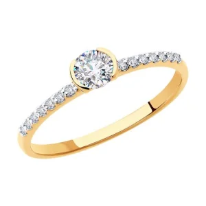 Кольцо Sokolov и Diamant золото 51-110-00252-1 (Sokolov и Diamant, Россия)