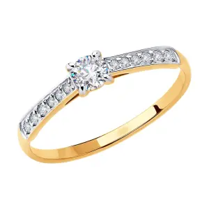 Кольцо Sokolov и Diamant золото 51-110-00299-1 (Sokolov и Diamant, Россия)