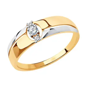 Кольцо Sokolov и Diamant золото 51-110-00819-1 (Sokolov и Diamant, Россия)