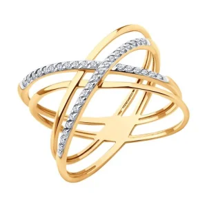 Кольцо Sokolov и Diamant золото 51-110-02177-1 (Sokolov и Diamant, Россия)