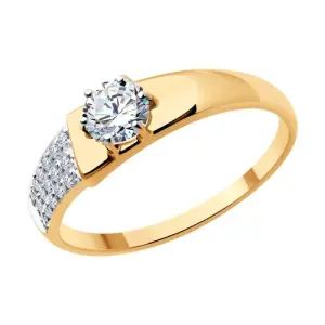 Кольцо Sokolov и Diamant золото 51-110-02193-1 (Sokolov и Diamant, Россия)