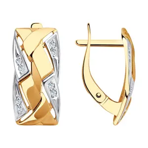 Серьги Sokolov и Diamant золото 51-120-00628-1 (Sokolov и Diamant, Россия)