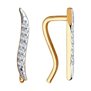 Серьги Sokolov и Diamant золото 51-120-00814-1 (Sokolov и Diamant, Россия)