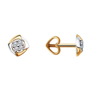 Серьги Sokolov и Diamant золото 51-122-00398-2 (Sokolov и Diamant, Россия)