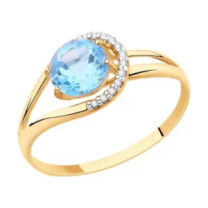 Кольцо Diamant золото 51-310-00220-1 (Diamant, Россия)
