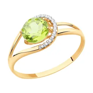 Кольцо Diamant золото 51-310-00220-4 (Diamant, Россия)