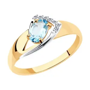 Кольцо Diamant золото 51-310-01028-1 (Diamant, Россия)