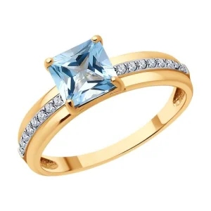 Кольцо Diamant золото 51-310-01729-1 (Diamant, Россия)