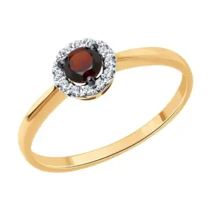 Кольцо Diamant золото 51-310-01744-3 (Diamant, Россия)