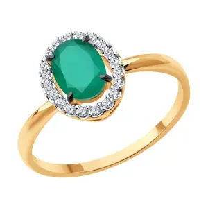 Кольцо Diamant золото 51-310-02049-6 (Diamant, Россия)