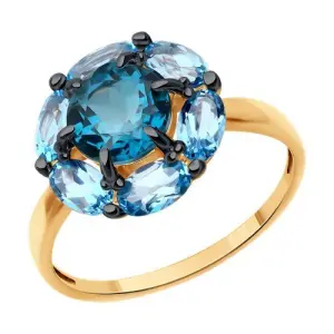Кольцо Diamant золото 51-310-02100-3 (Diamant, Россия)