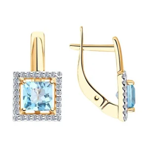 Серьги Sokolov и Diamant золото 51-320-00294-1 (Sokolov и Diamant, Россия)