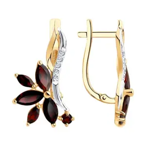 Серьги Diamant золото 51-320-00806-1 (Diamant, Россия)