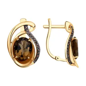 Серьги Diamant золото 51-320-00927-2 (Diamant, Россия)