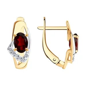 Серьги Diamant золото 51-320-01028-2 (Diamant, Россия)