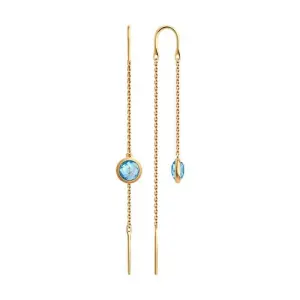 Серьги Diamant золото 51-320-01420-1 (Diamant, Россия)