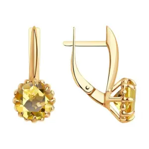 Серьги Diamant золото 51-320-01761-3 (Diamant, Россия)