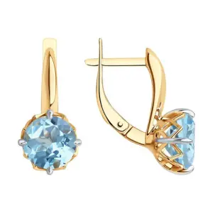 Серьги Diamant золото 51-320-01763-1 (Diamant, Россия)