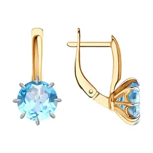Серьги Diamant золото 51-320-01765-1 (Diamant, Россия)
