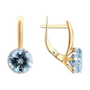 Серьги Diamant золото 51-320-01770-1 (Diamant, Россия)