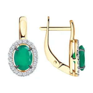 Серьги Diamant золото 51-320-02049-6 (Diamant, Россия)