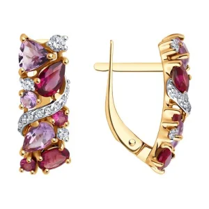 Серьги Diamant золото 51-320-02168-2 (Diamant, Россия)