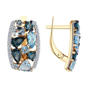 Серьги Diamant золото 51-320-02172-1 (Diamant, Россия)