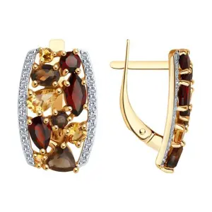 Серьги Diamant золото 51-320-02172-2 (Diamant, Россия)