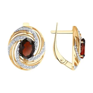 Серьги Diamant золото 51-320-02317-1 (Diamant, Россия)