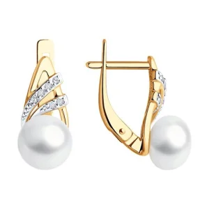 Серьги Diamant золото 51-320-02320-1 (Diamant, Россия)