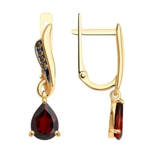 Серьги Diamant золото 51-321-01562-1 (Diamant, Россия)
