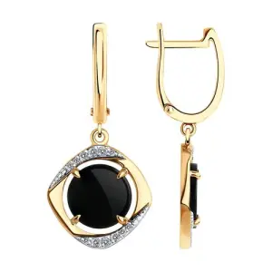 Серьги Diamant золото 51-321-01775-1 (Diamant, Россия)