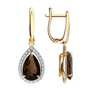 Серьги Diamant золото 51-321-02439-3 (Diamant, Россия)
