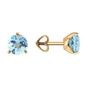 Серьги Diamant золото 51-322-01699-6 (Diamant, Россия)