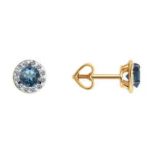Серьги Diamant золото 51-322-01744-6 (Diamant, Россия)