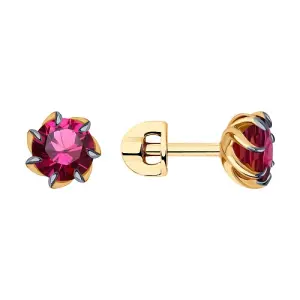Серьги Diamant золото 51-322-01774-3 (Diamant, Россия)