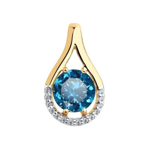 Подвеска Diamant золото 51-330-00220-2 (Diamant, Россия)