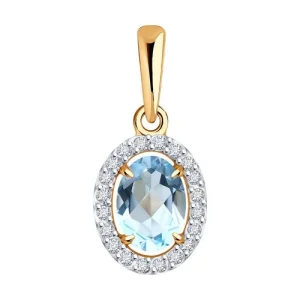 Подвеска Diamant золото 51-330-02049-1 (Diamant, Россия)