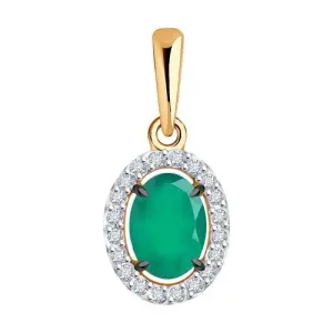 Подвеска Diamant золото 51-330-02049-6 (Diamant, Россия)