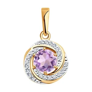 Подвеска Diamant золото 51-330-02281-4 (Diamant, Россия)