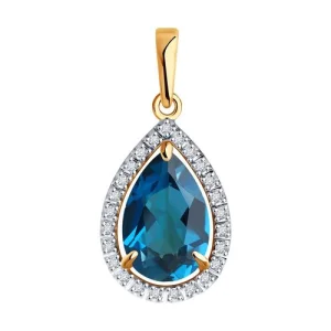 Подвеска Diamant золото 51-330-02439-2 (Diamant, Россия)