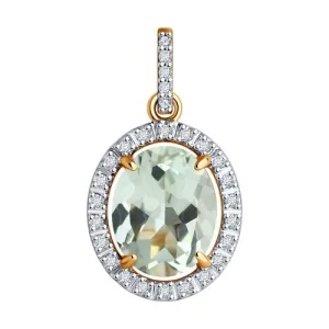 Подвеска Diamant золото 51-330-02442-3 (Diamant, Россия)