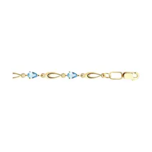 Браслет Diamant золото 51-350-00384-1 (Diamant, Россия)
